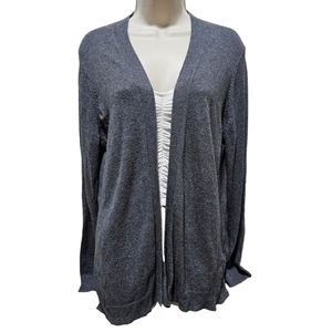 Women's Gap Gray Open Front Cardigan